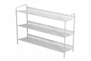 Подставка для обуви Женева 3-полочная, 86,5х60х27, цвет белый