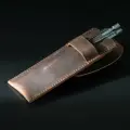 Кожаный подарочный чехол для ручки, Penmark Cognac by J. Audmorr