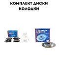 Комплект задние тормозные диски 2 шт и колодки GRIFFTECH на Geely Atlas (2016 - 22) I / 4050004700 / GP1401 / BS2444 106400172502