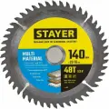 STAYER Multi Material, 140 x 20/16 мм, 48Т, супер чистый рез, пильный диск по алюминию (3685-140-20-48)