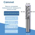 Твердосплавная фреза концевая D18*C45*P70*d18*Z4*L100 по стали монолитная повышенной твердости 70HRC