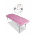 Чехол для кушетки и массажного стола, велюр, 180x60 см, розовый