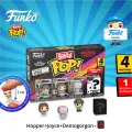 Фигурка Funko Bitty POP! Stranger Things SZN1 Hopper+Joyce+Demogorgon+Mystery (1 of 4) 4PK 83664