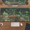 Большой резиновый коврик для мыши Laumango Green, 800 x400 mm