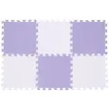 Коврик-пазл Funkids Симпл-12 (KB-049-6-NT), 04 фиолетовый, 90х60 см, 6 элементов