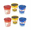 Суп-лапша быстрого приготовления Cup Noodle - 6 штук в наборе(с добавлением карри, со вкусом креветки и соевым соусом, со вкусом морепродуктов), Nissin, Япония