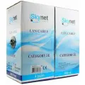 Кабель SkyNet Standart FTP indoor 4x2x0,48, медный, FLUKE TEST, кат.5e, однож, 305 м, box, серый CSS-FTP-4-CU