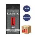 Кофе молотый EGOISTE Noir, арабика, 250 г. Упаковка 12 шт.