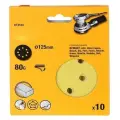 Шлифовальный круг DeWalt 125mm 80G 10шт DT3103-QZ