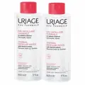 Урьяж набор Очищающая мицеллярная вода для чувствительной кожи лица и контура глаз, 2*500 мл | URIAGE Micellar Wate