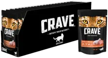 Корм консервированный полнорационный CRAVE для взрослых кошек с курицей, 30 шт по 70 г
