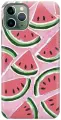 Силиконовый чехол на Apple iPhone 11 Pro / Эпл Айфон 11 Про с рисунком Дольки арбузиков