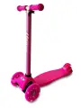 Самокат трехколесный ASE MX SCOOTER PU розовый