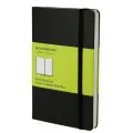Блокнот Moleskine CLASSIC QP012 Pocket, 90x140 мм, 192 страницы, нелинованный, твердая обложка, черный