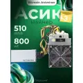 Асик майнер Bitmain AntMiner L3+ с НБП 510 Mh