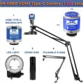 Промышленный видеомикроскоп KUAIQU 48МП HDMI 1X-150X zoom, D Set