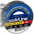 (10 шт.) Изолента ПВХ черная 19мм 20м Safeline