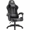 Кресло компьютерное игровое Defender OKAS, черное, с подушками, для геймеров