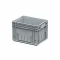 Ящик пластиковый, Контейнер RL-KLT 4280, 396х297х280 мм, серый