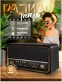 Ретро радиоприемник от сети и аккумулятора