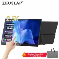 ZEUSLAP 13.3 2.5K сенсорный экран портативный монитор 2560*1600 100%sRGB туристический дисплей для ноутбука компьютера Steam Deck PS5 Switch Xbox