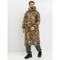Плащ-дождевик с капюшоном мужской Huntsman ВВЗ для рыбалки, охоты влагозащитный, ткань таффета рипстоп 3000, цвет мультикам (р.60-62/188)