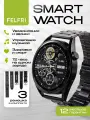 Смарт-часы FELFRI GT3 Max, мужские, ЖК-экран, сенсорное управление, беспроводные
