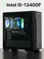 Игровой системный блок ProMid4599: I5-13400F, DDR5 64GB, SSD 2Tb, RX 7800 XT, 800W, UniB, Windows 11 Pro