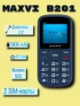 Мобильный телефон Maxvi B201 Синий 2 sim 2 TFT 2G, GSM 1800 mAh
