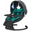 Электронные качели для новорожденных Dearest Limited Collection Black Green, электронные качели шезлонг
