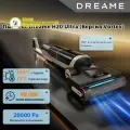 Пылесос Dreame H20 Ultra (Версия Vortex), 180 плоский дизайн, 0 запутывания шерсти, очистка горячей водой, боковая уборка