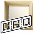 Legrand Valena Матовое Золото Рамка 3-ая гориз, 770303, 1 шт.