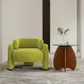 Кресло дизайнерское CHICCO, велюр Arben DREAM цвет apple, 70x80x75 см
