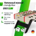 Игровой стол UNIX Line Футбол - Кикер (140х70см) Light Wood, из МДФ