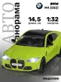 Машинка металлическая инерционная ТМ Автопанорама, BMW M4, М1:32, свет, звук, JB1251811