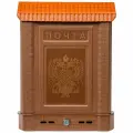 Ящик почтовый металлический замок, коричневый с орлом, Цикл, Премиум, 5920-00