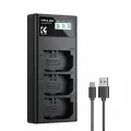 Зарядное устройство K&F Concept Triple Slot для NP-FZ100