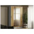 Шкаф-купе Стиль-2 1200 белый и дуб крафт золотой 120см с зеркалом
