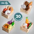 Игровой набор плюшевых продуктов для детского магазина/кухни ROBA