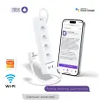 Умный удлинитель с Wi-Fi, Яндекс Алисой, Google Home, Smart Power Plug 16A