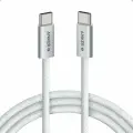 Кабель Anker Zolo 240W Type-C to Type-C 1.5m (A8060P21) белый