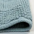 Коврик напольный коврик для ванной Bath Plus петельчатый ворс Bubble хлопок 50х80 серо-голубой