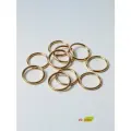Кольца на карниз для штор, 100% латунь, 31 мм, 10 шт, для рукоделия и макраме, Varman.pro