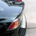 Спойлер крышки багажника Мицубиси Лансер 10 черный глянец ducktail