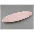 Блюдо овальное 55,5 см Leander Соната декор 0158 Мелкие цветы Розовый фарфор