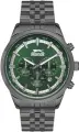 Наручные часы Slazenger, зеленый/черный