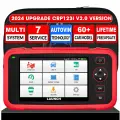 Запуск инструмента сканирования CRP123I V2.0 OBD2 двигателя ABS SRS на машине диагностического сканера читателя кода