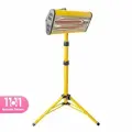 1200W Коротковолновая инфракрасная лампа для отверждения краски с таймером для ремонта кузова автомобиля, регулируемая по высоте