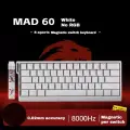 MADLIONS MAD60/MAD68 механическая клавиатура 68 клавиш, MAD60 NO RGB White, Magnetic Switch