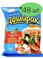Лапша быстрого приготовления Доширак Квисти со вкусом морепродуктов 70г 48 шт.